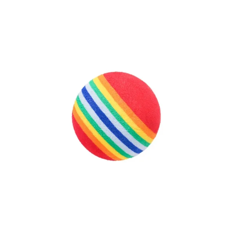 Rainbow EVA Interactive Pet Toy Ball