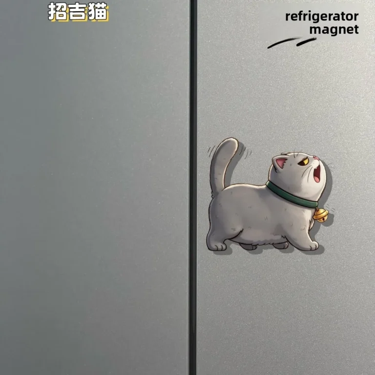 Catjoy Acrylic Cartoon Kitten Fridge Magnet