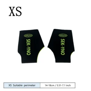 Pair of neoprene and sponge ankle supports for sports protection