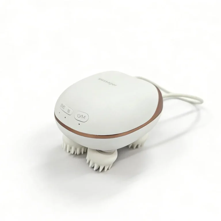 Rechargeable Electric Scalp Massager with 4 Heads and IPX7 Waterproof