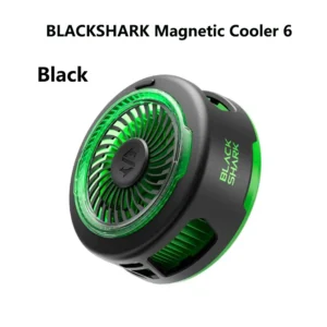 BLACKSHARK Magnetic Cooler 6 Pro in black attached to smartphone