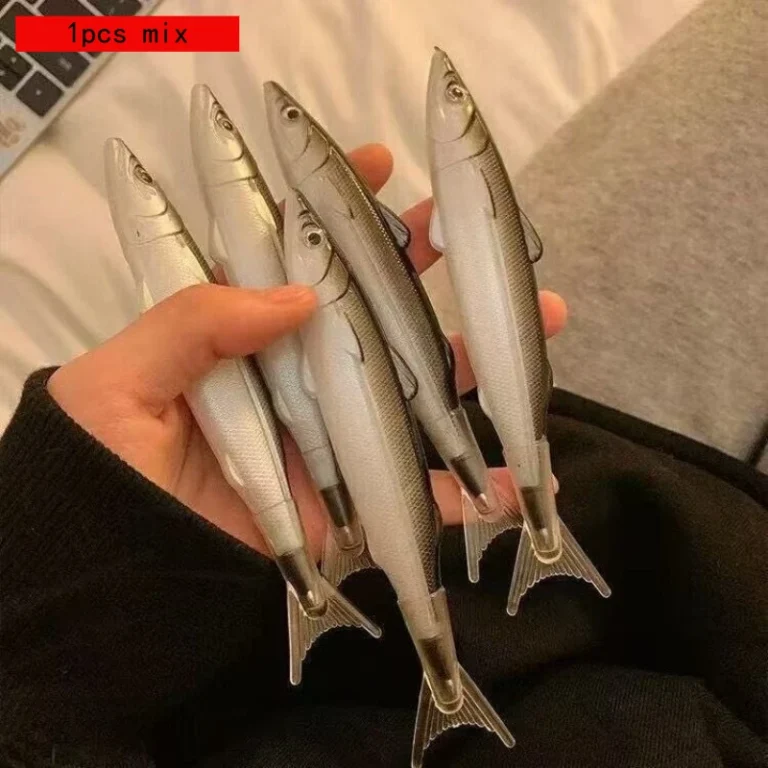 Fish-Shaped Black Ballpoint Pen