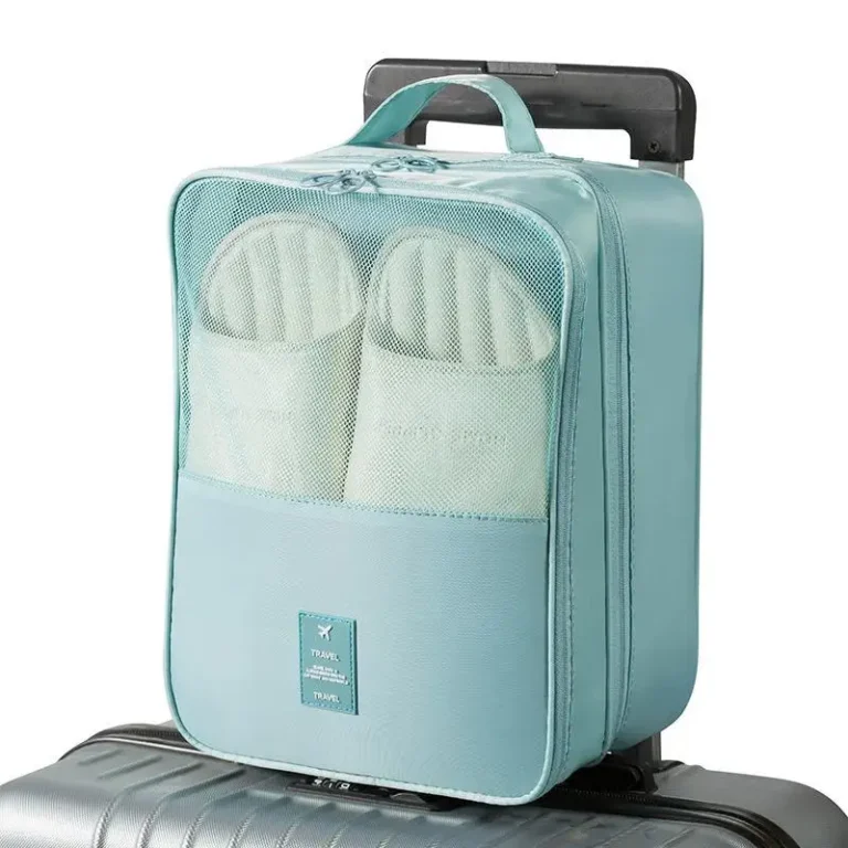Travel Shoe Bag Holds Up to 3 Pairs