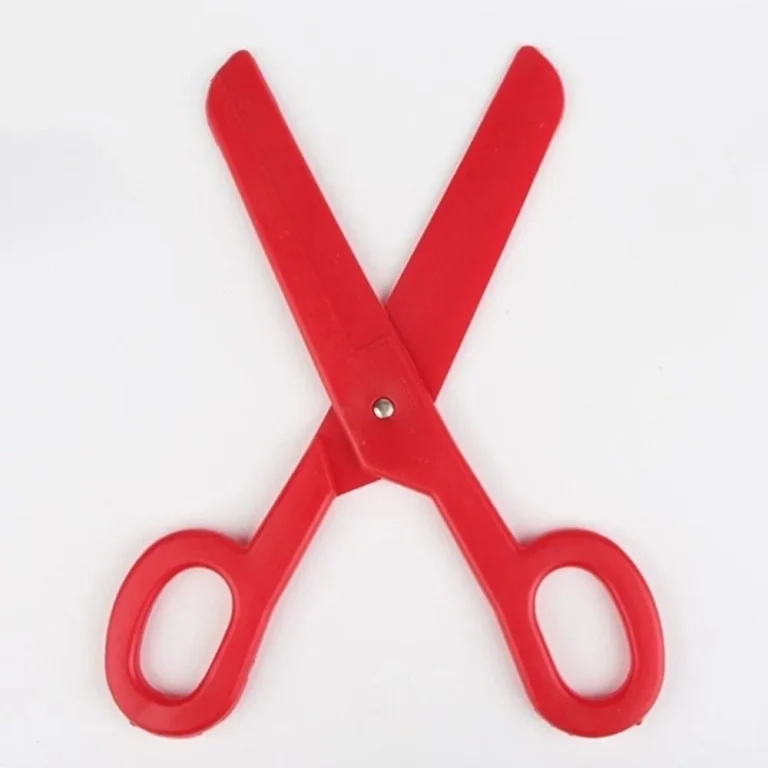 Oversized Plastic Clown Scissors Halloween Prop