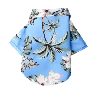 Hawaiian Beach Style Dog T-Shirts Thin Breathable Summer Dog Clothes for Small Dogs Puppy Pet Cat Vest Chihuahua Yorkies Poodle