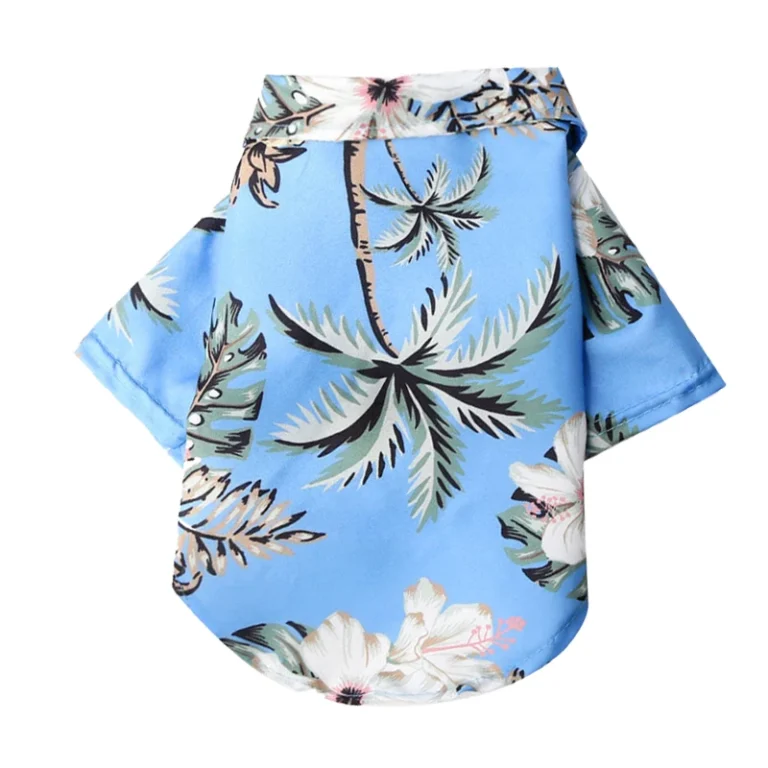 Hawaiian Style Breathable Summer T-Shirt for Small Dogs