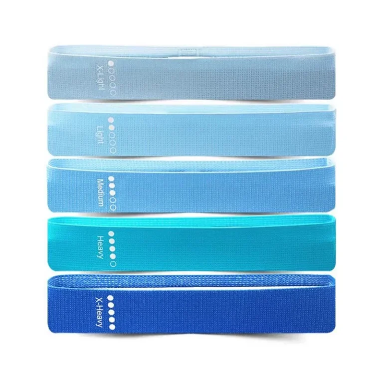 5-Piece Elastic Resistance Bands for Home Fitness and Stretching
