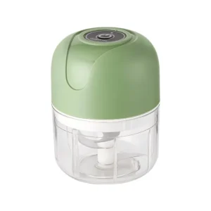 HOMEFISH compact electric garlic and food grinder with lid