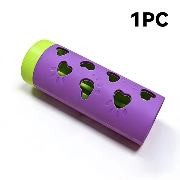 Interactive detachable slow feeder and treat dispenser chew toy for dogs and cats