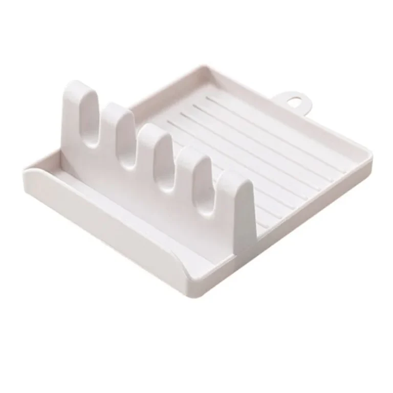Non-Slip Plastic Kitchen Utensil Spoon and Fork Holder
