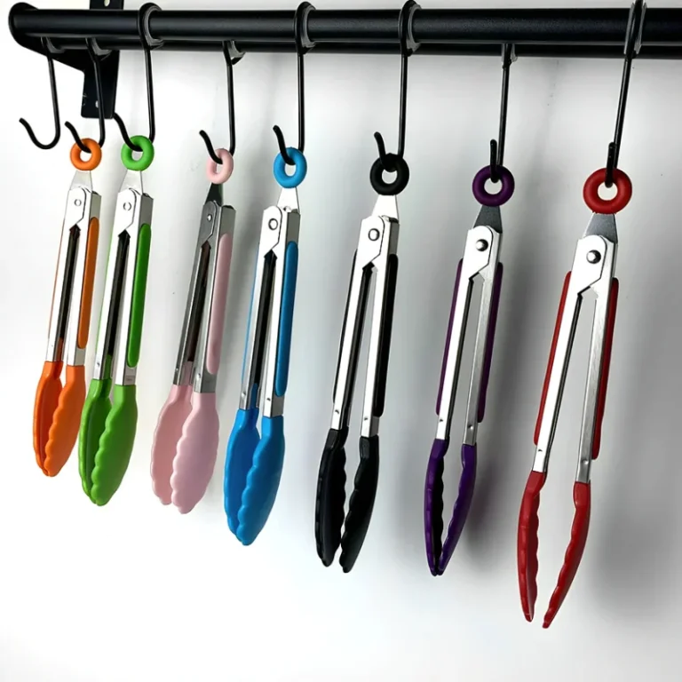 Stainless Steel Anti-Slip Cooking and Serving Tongs
