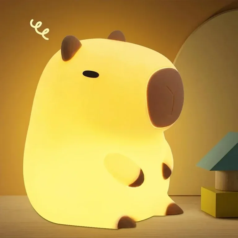 Capybara Silicone LED Night Light for Bedside Decor