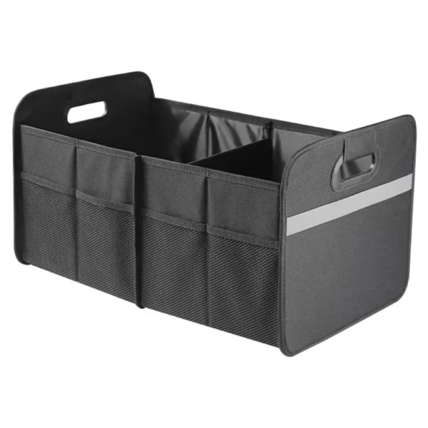 Foldable large waterproof car trunk organizer made of Oxford fabric
