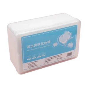 Box of 1000 disposable soft cotton makeup removal pads