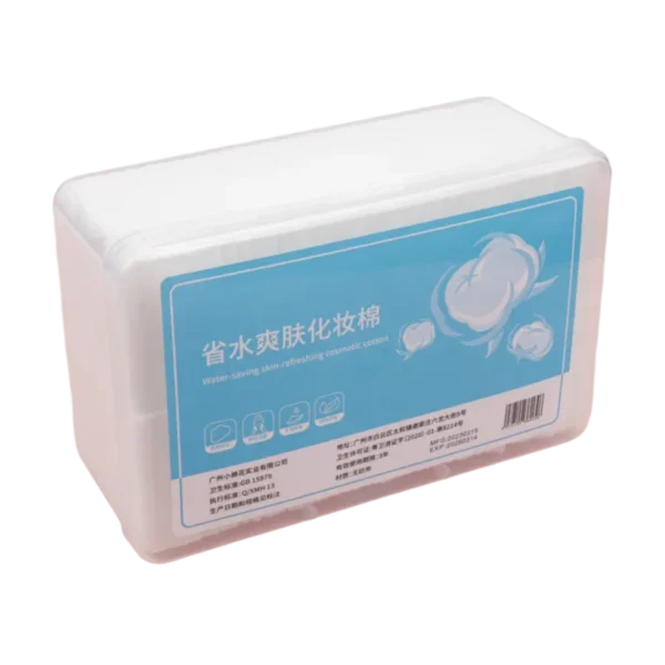 Box of 1000 disposable soft cotton makeup removal pads