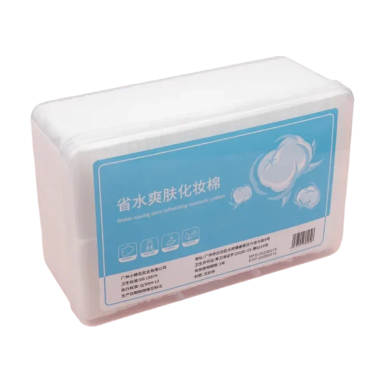 1000-Piece Disposable Cotton Makeup Removal Pads with Box