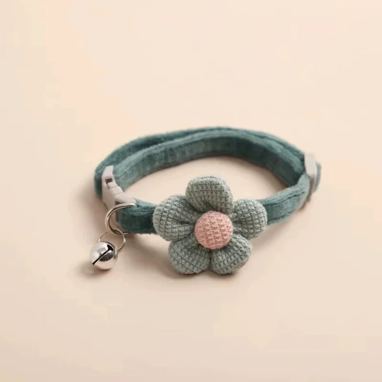Adjustable Cat and Small Dog Collar with Bell and Bowtie