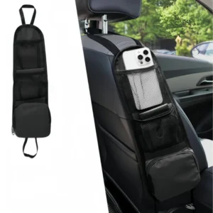 2/1pcs Universal Car Seat Side Hanging Storage Organizer Bag Multifunctional Vehicle Mesh Pocket Hold Car Interior Accessories