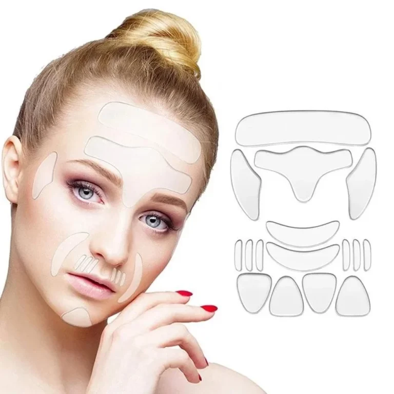 Reusable Silicone Face Patch Set for Wrinkle Reduction