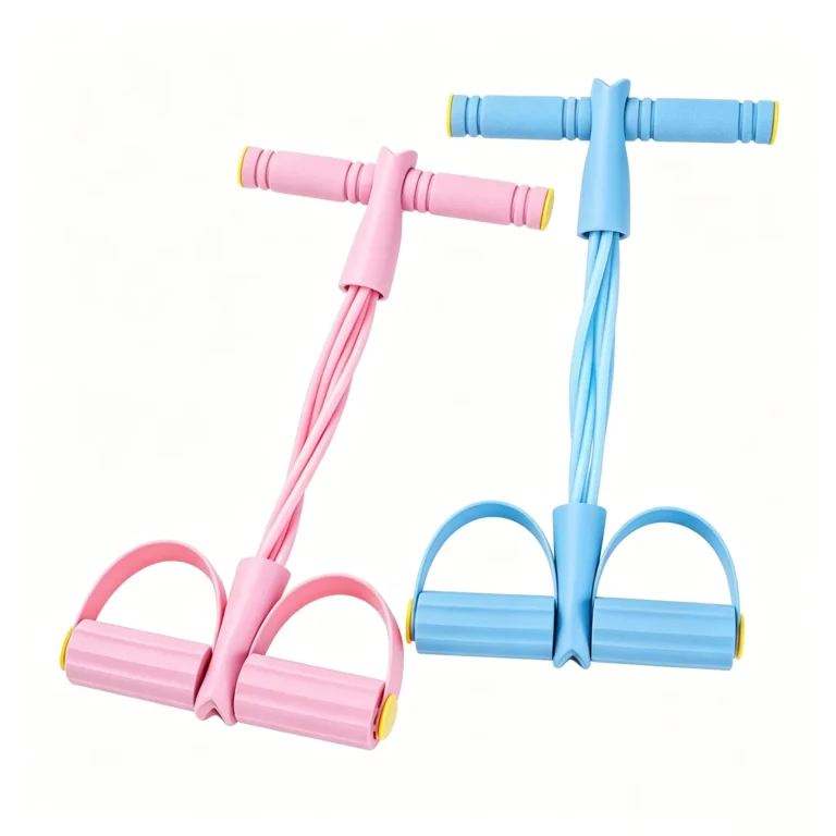 Heavy-Duty Foot Pedal Resistance Band with Anti-Slip Footrest