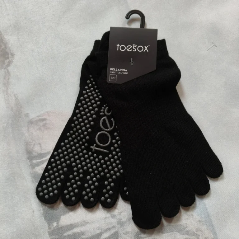 Toesox Cotton Five-Toe Anti-Slip Yoga Socks