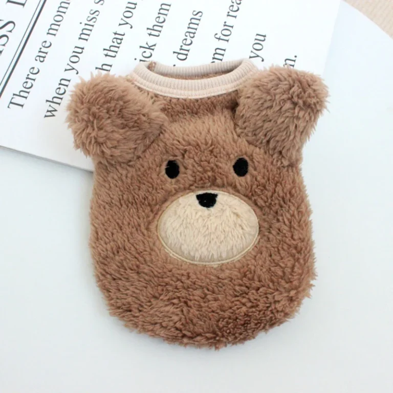 Fleece Pet Sweater Vest for Small Dogs and Cats, Autumn/Winter Warmth