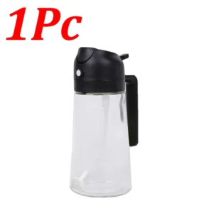 500ml plastic oil spray bottle in assorted colors for cooking and BBQ