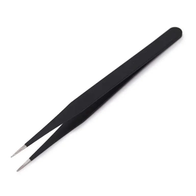 Anti-Static Precision Tweezers for Nail Art and Eyelash Extensions