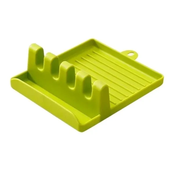 plastic kitchen spoon and chopstick rack with non-slip base