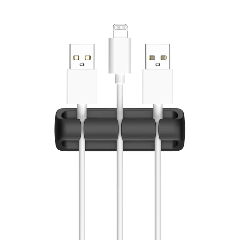 Desktop Cable Organizer with Multiport Charging Slot