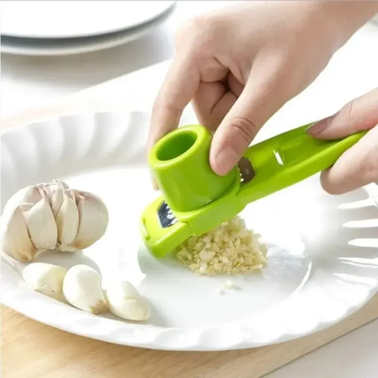Mini Manual Garlic Grinder Press - Green