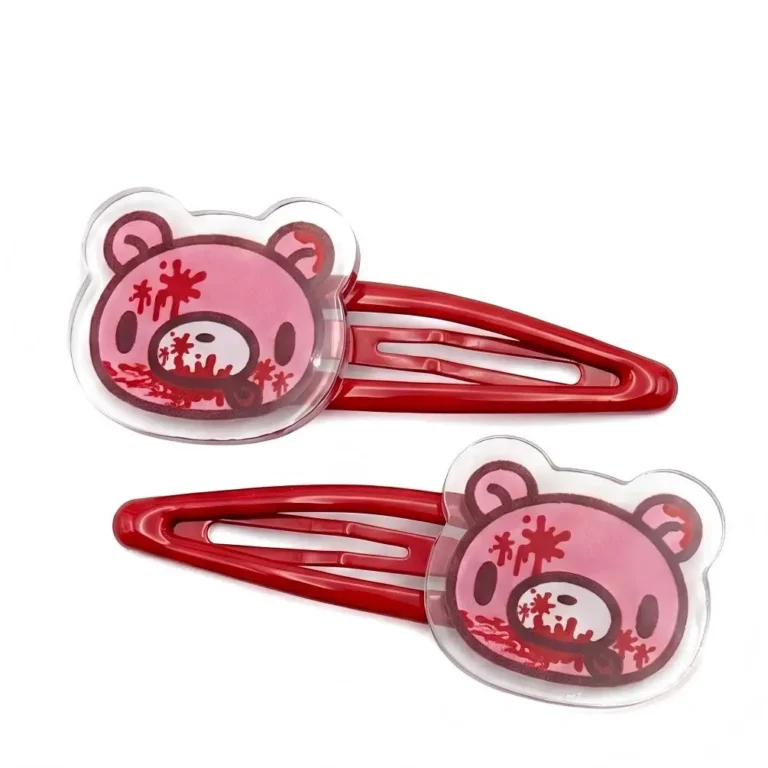 Cute Bear Acrylic Hair Clips for Women and Girls