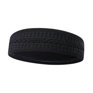 Cooling sport headband in blue color, 24 by 5.5 centimeters
