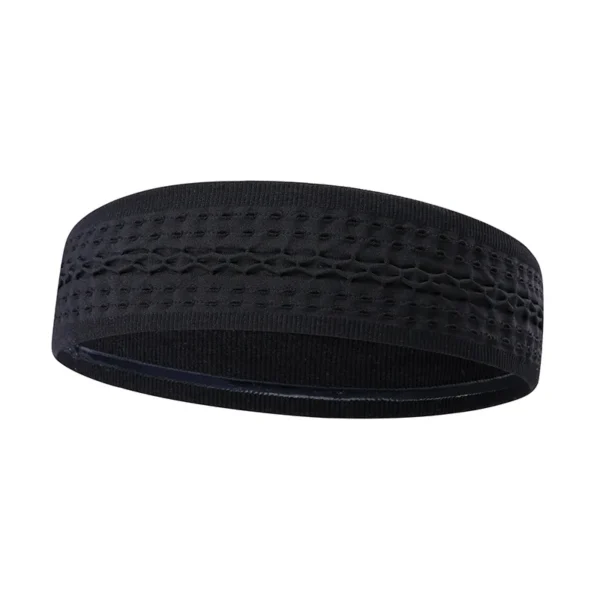 Cooling sport headband in blue color, 24 by 5.5 centimeters