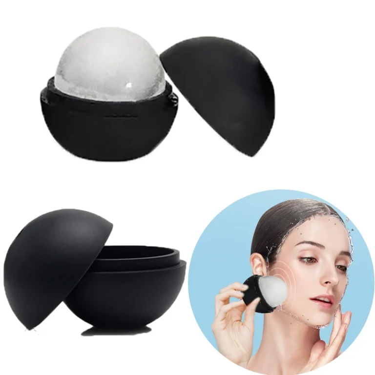 Facial Ice Roller with Silicone Ice Mold for Face and Eyes