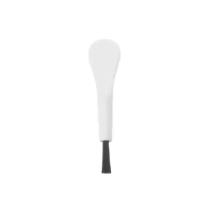 Charging port dust plug and cleaning brush set shown with smartphone charging port