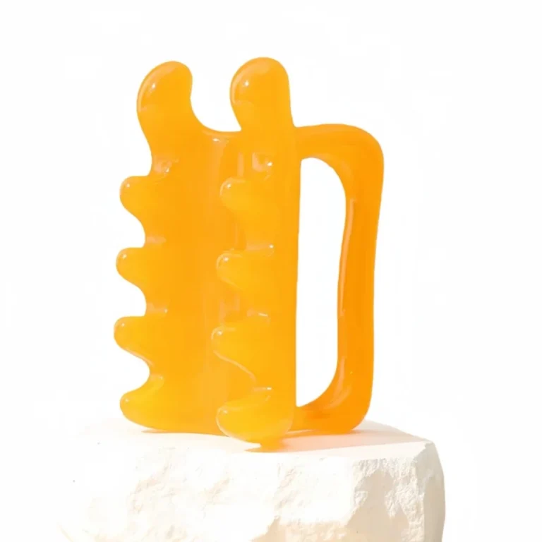Double Push Resin Massage Comb for Back, Neck, Shoulder