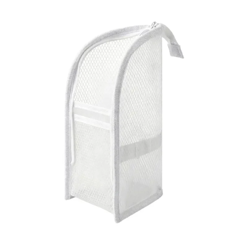 Standing Mesh Toiletry Bag Women Portable Cosmetic Makeup Organizer Travel Waterproof Toothbrush Storage Case Beauty Pouch