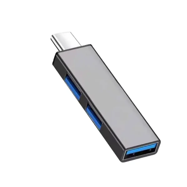 3-port USB-C hub with one USB 3.0 and two USB 2.0 ports