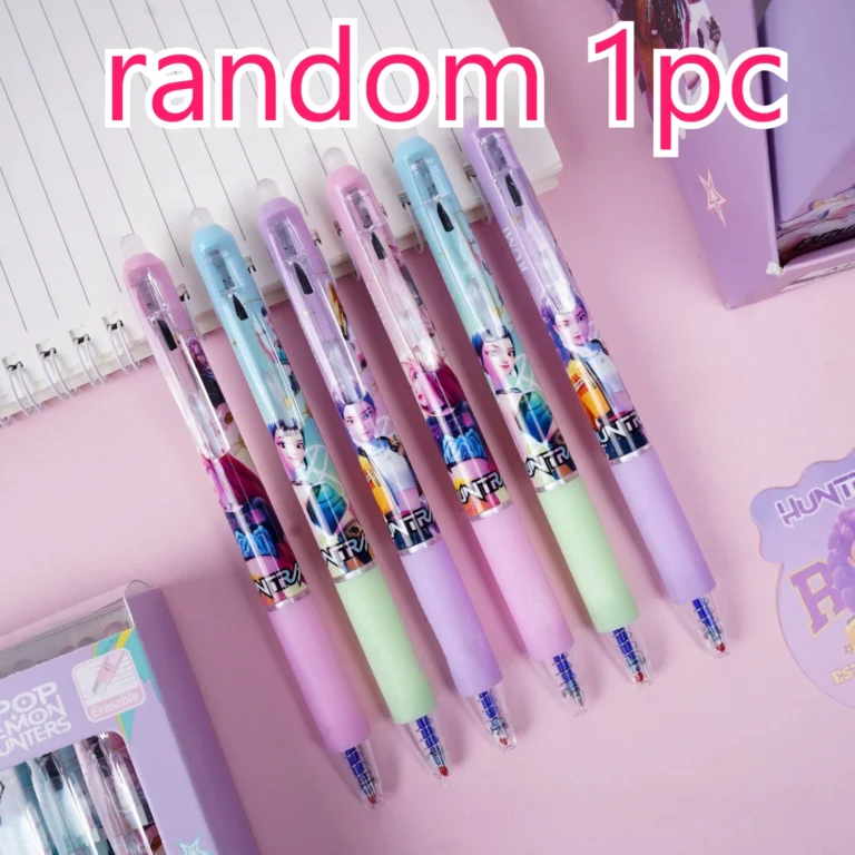 0.5mm Blue Ink Erasable Gel Pens with Press Erase Function