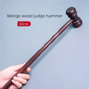 Wooden meridian massage hammer stick for neck, shoulder, and back massage