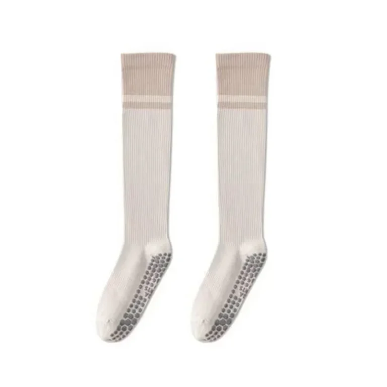 Thin Anti-Slip Mid-Calf Yoga and Pilates Socks for All Seasons