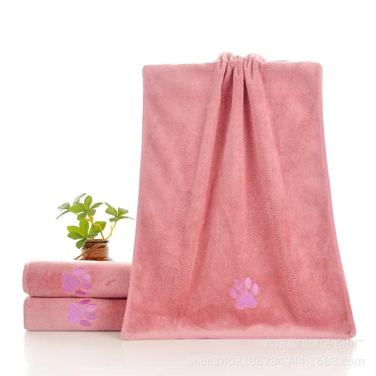 35*75cm/50*100cm Highly Absorbent Dog Towels Breathable Microfiber Pet Grooming Towel Fast-Drying Super Soft Pet Cloth