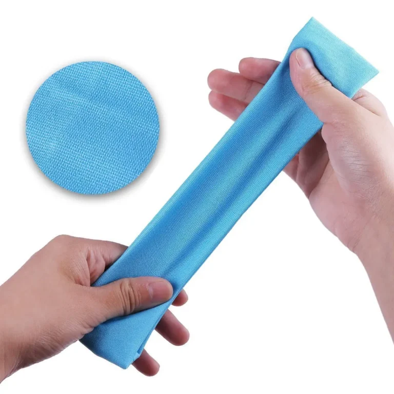 Solid Color Wide Cotton Headband – Sweat Absorbent for Sports & Yoga