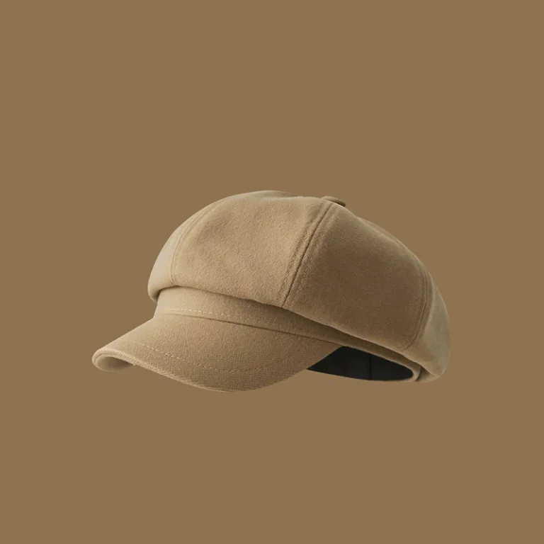 Women’s Vintage Corduroy Octagonal Beret Cap