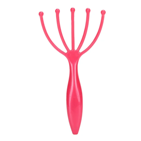 Handheld plastic claw designed for head and scalp massage