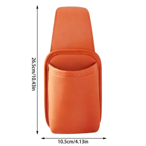 Universal hanging car door cup holder and organizer storage bag on vehicle door