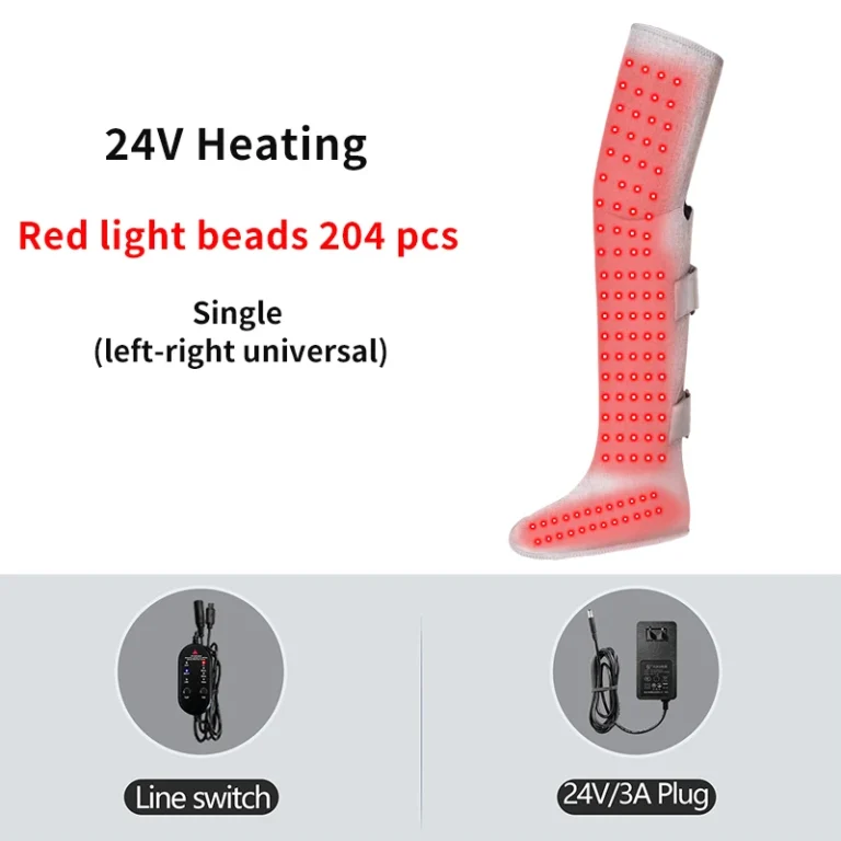 Heated Vibrating Leg Massager Boots for Warm Compress Therapy