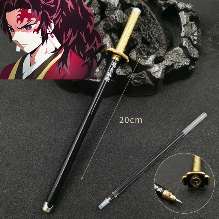 20cm Alloy Ballpoint Pen Featuring Demon Slayer Characters