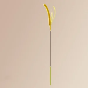 Natural grass chew stick for cat and dog dental play